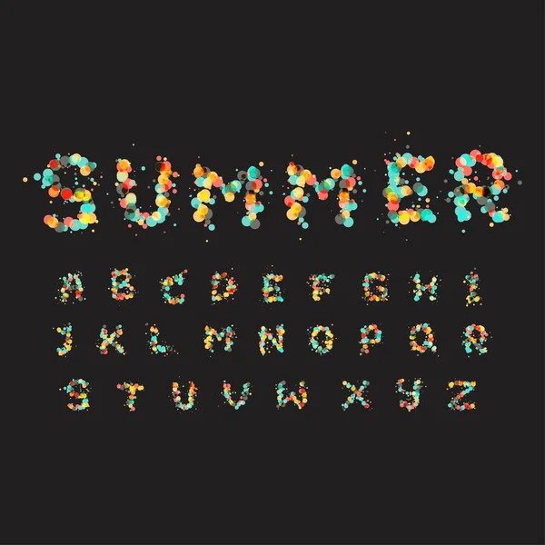 Letras burbuja Gráficos Vectoriales