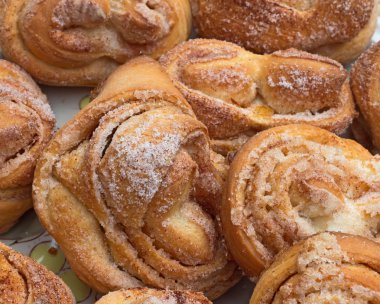 Homemade pastry. Closeup.