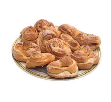 huisgemaakte gebak. geïsoleerd.