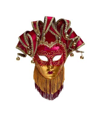 Venetian mask- isolated clipart