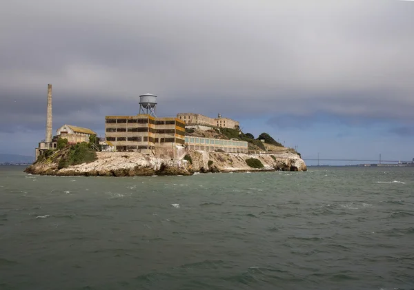 Alcatraz island i san francisco, usa. Stockbild