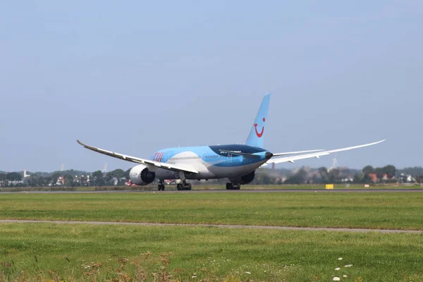 Tfl Tui Airlines Netherlands Boeing 787 Dreamliner Відправляється Полдербаана Амстердамі — стокове фото