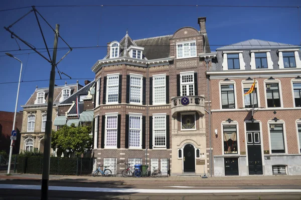 Kantoor Museum Van Vrijmetselaars Aan Javastraat Den Haag — Stockfoto
