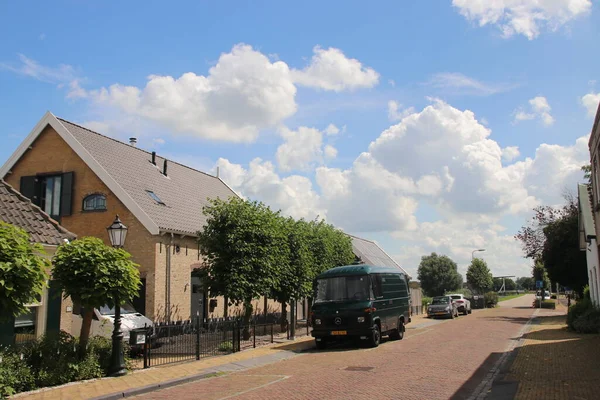 Boutiques Dans Dorpsstraat Dans Cadre Centre Historique Nieuwerkerk Aan Den — Photo