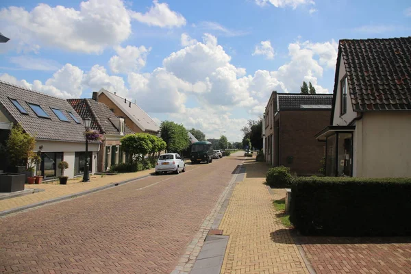 Obchody Dorpsstraat Jako Součást Starého Centra Města Nieuwerkerk Aan Den — Stock fotografie