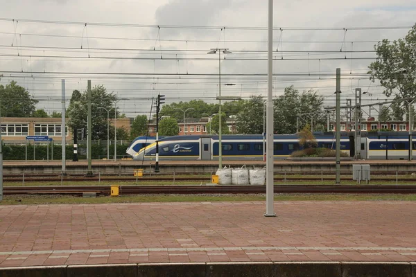 Eurostart Internationale Trein Tussen Londen Amsterdam Rotterdam Station — Stockfoto
