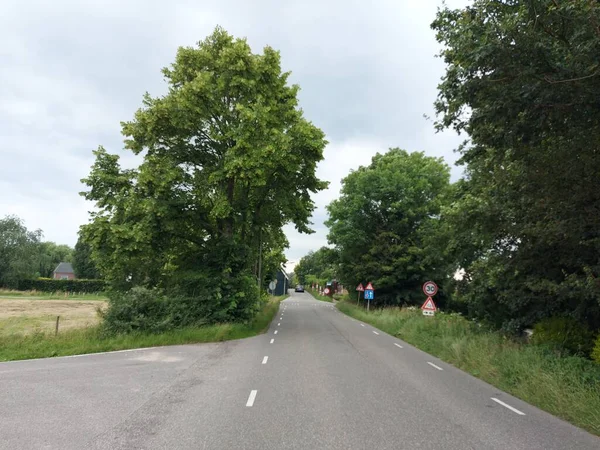 Moerkapelse Zijde Intersection Avec Rottekade Près Hollevoeterbrug Moerkapelle Aux Pays — Photo