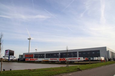 Hollanda, Waddinxveen 'deki Doelwijk' teki Nedkargo dağıtım merkezi ve deposu