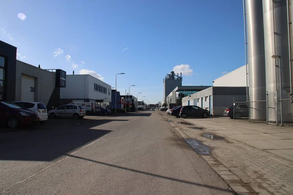 Industrial Area Nijverheidscentrum Outskirts Zevenhuizen Netherlands — Stock Photo, Image