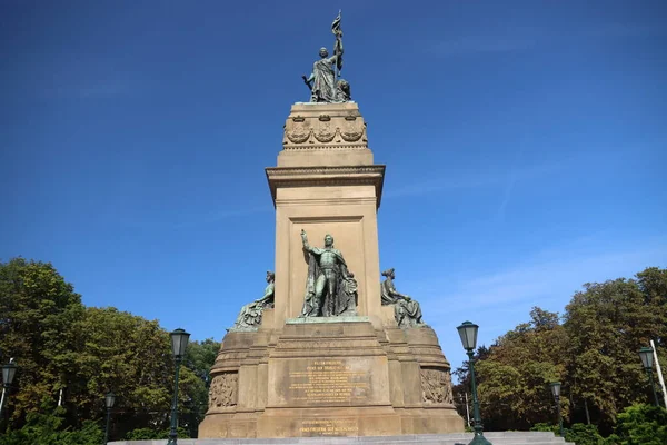Pomnik Willema Pomarańczowego Plein 1813 Hadze Holandii — Zdjęcie stockowe