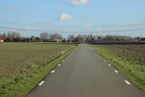 Área Polder Eendragtspolder Zuidplas Zevenhuizen — Fotografia de Stock