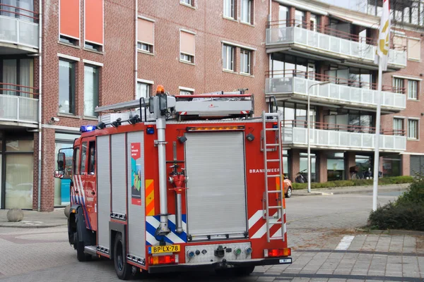 Camion Des Pompiers Nieuwerkerk Aan Den Ijssel Aux Pays Bas — Photo