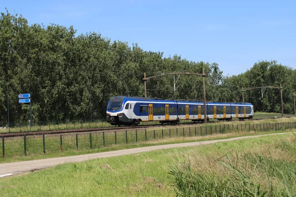 Stadler Flirt Tren Sprinter Pista Cerca Dordrecht Los Países Bajos — Foto de Stock