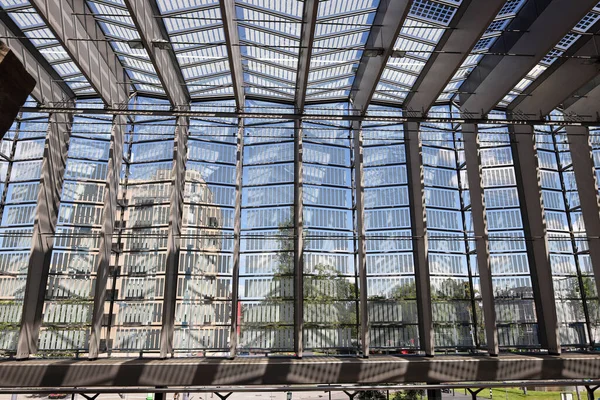 Walls Roof Glass Modern Rotterdam Central Station Netherlands —  Fotos de Stock