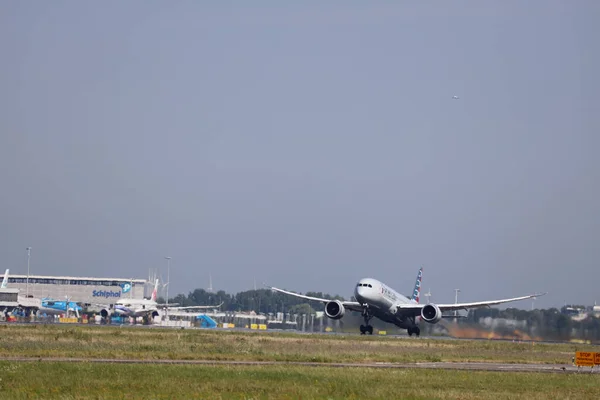 N838Aa American Airlines Boeing 787 Dreamliner Departing Amsterdam Schiphol Airport — Stockfoto