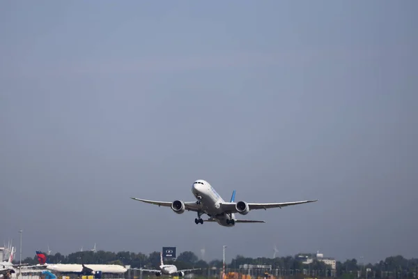 Nbm Air Europa Boeing 787 Dreamliner Departing Amsterdam Schiphol Airport — Stock fotografie