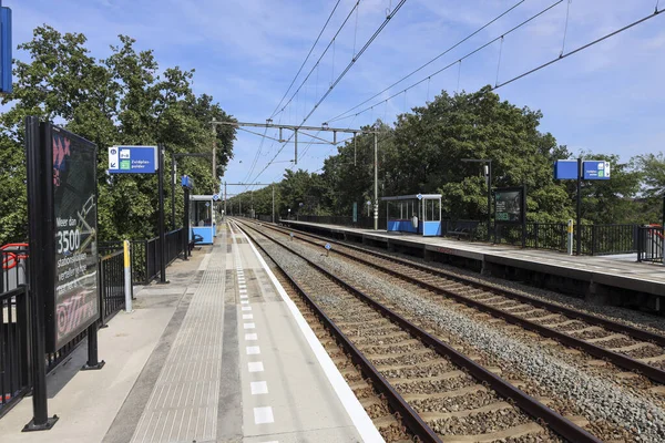 Lege Perrons Door Staking Spoorwegarbeiders Nieuwerkerk Aan Den Ijssel — Stockfoto