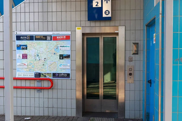 Elevator Platform Railway Station Nieuwerkerk Aan Den Ijssel Netherlands Royalty Free Stock Images