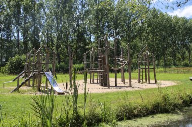 Hollanda 'daki Nieuwerkerk aan den IJssel Park Hitland Halk Doğa Bahçesi
