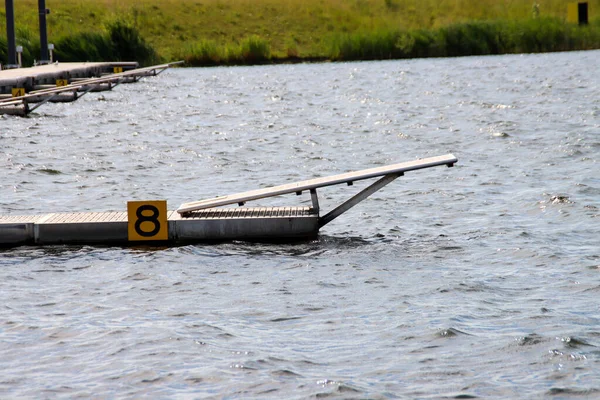 Willem-Alexanderbaan as rowing facility in water storage Eendragtspolder for preventing flood in the Rotterdam Area in the Netherlands