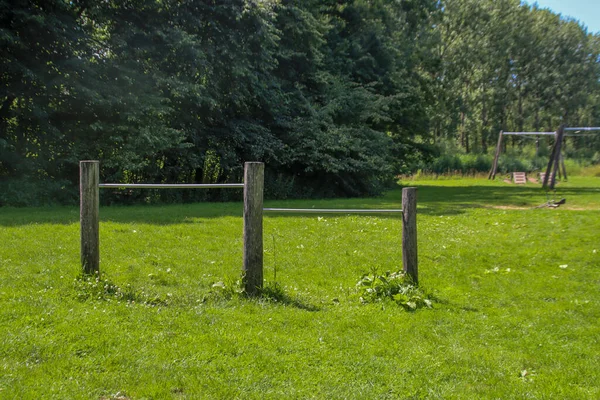 Öffentlicher Naturspielplatz Park Hitland Nieuwerkerk Aan Den Ijssel Den Niederlanden — Stockfoto