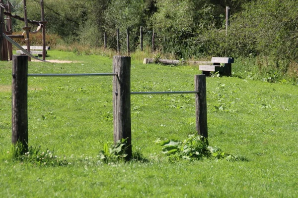 Openbare Natuur Speeltuin Park Hitland Nieuwerkerk Aan Den Ijssel — Stockfoto