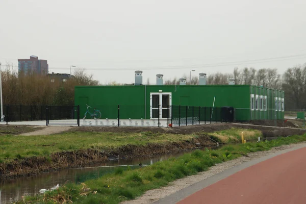 Conteneurs Scolaires Temporaires Nieuwerkerk Aan Den Ijssel Zuidplas — Photo