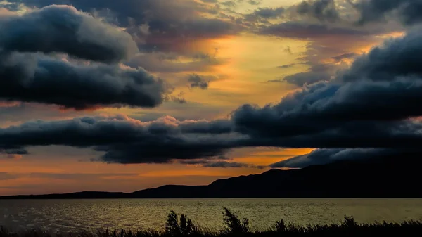 Pôr do sol em Wairarapa — Fotografia de Stock