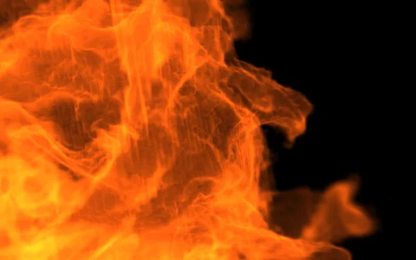 Abstrakt eld med små kuber — Stockfoto