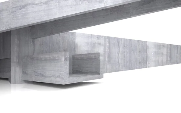 Abstract interior of a brutal concrete — Stock Photo, Image