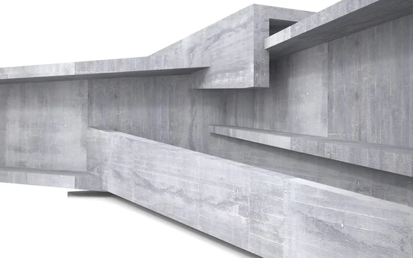 Abstract interior of a brutal concrete — Stock Photo, Image