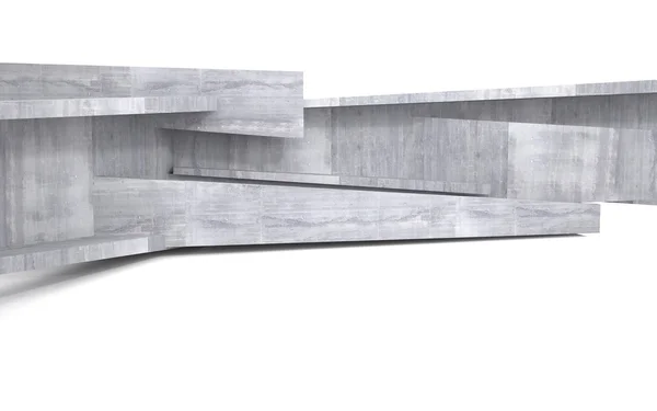 Abstracte interieur van een brute beton — Stockfoto