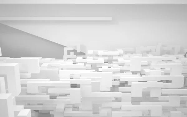 Super cool abstrait architectural fond blanc — Photo