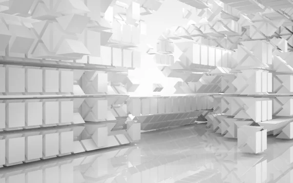 Süper cool soyut mimari beyaz arka plan — Stok fotoğraf