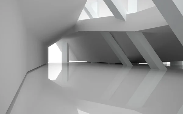 Abstract Architecture. abstract white building on a white background. — Stock Photo, Image