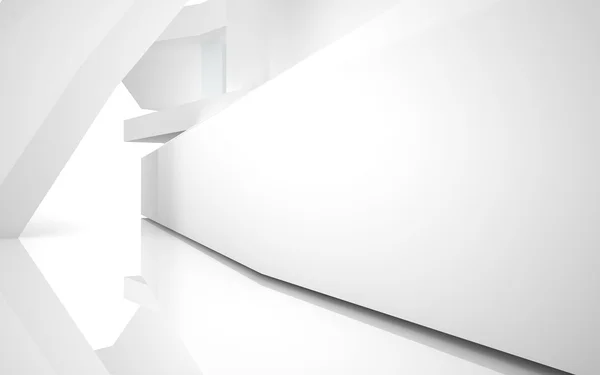 Abstract Architecture. abstract white building on a white background. — Stock Photo, Image