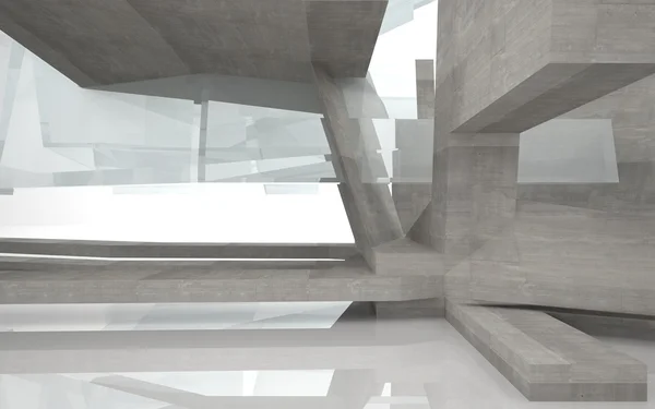 Iç beton ve cam arka plan — Stok fotoğraf