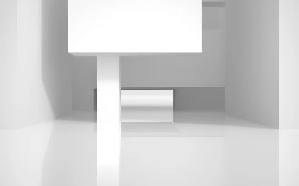 Abstract Architecture. abstract white building on a white background. — Stock Photo, Image