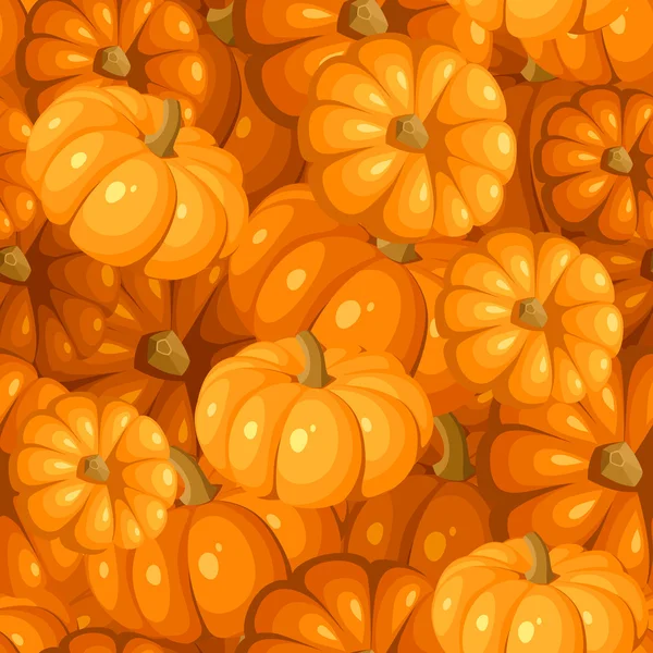 Motif sans couture avec des citrouilles. illustration vectorielle. — Image vectorielle