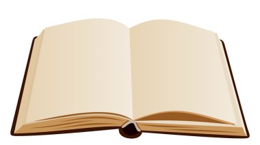 kitap açın. vektör çizim.