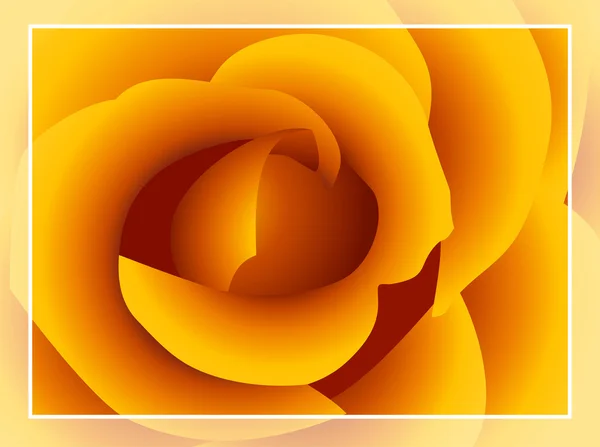 Yellow rose. Vector eps 10. — Wektor stockowy