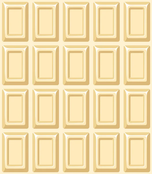 Seamless texture with white chocolate bar. Vector illustration. — Stock Vector