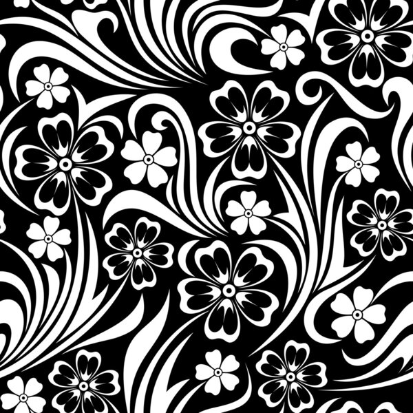 Seamless floral pattern. Vector illustration.