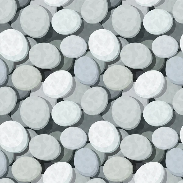 Nahtloser Hintergrund mit Steinen. Vektor eps-10. — Stockvektor