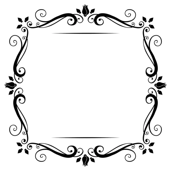 Vintage frame. Vector illustration. — Stock Vector