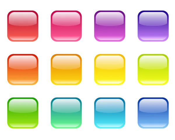 Conjunto de ícones coloridos da web. Vetor eps-10 . — Vetor de Stock