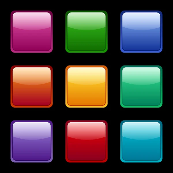 Conjunto de ícones coloridos da web. Vetor eps-10 . — Vetor de Stock