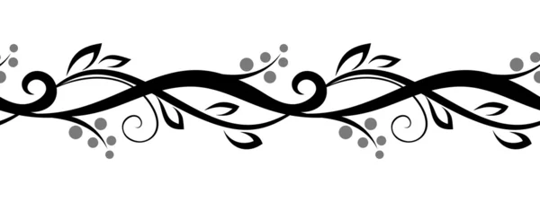 Yatay sorunsuz çiçek skeç. vektör çizim.