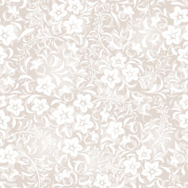 Dikişsiz çiçek desenli. vektör eps-10.