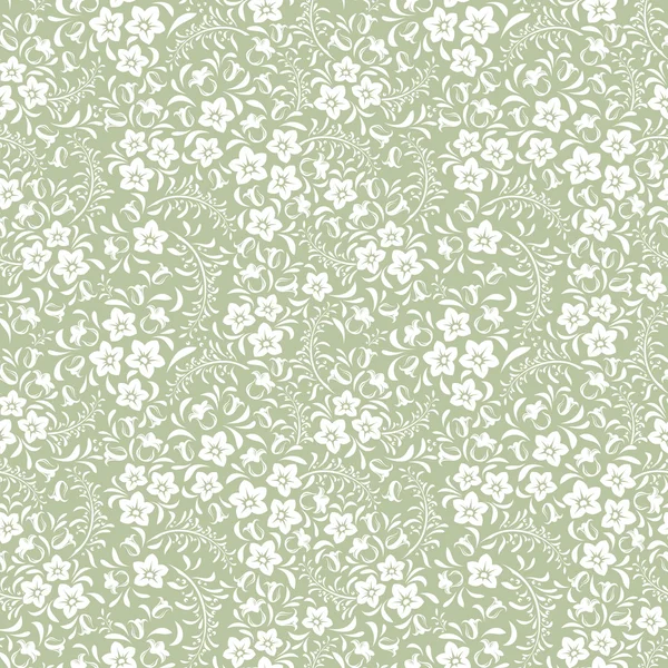 Motif floral vintage sans couture. Illustration vectorielle . — Image vectorielle